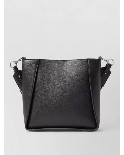 Stella McCartney Black Stella Logo Crossbody Bag