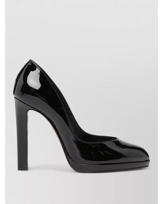 Christian Louboutin Black Fannylove Patent Pumps Pointed Toe Signature Sole