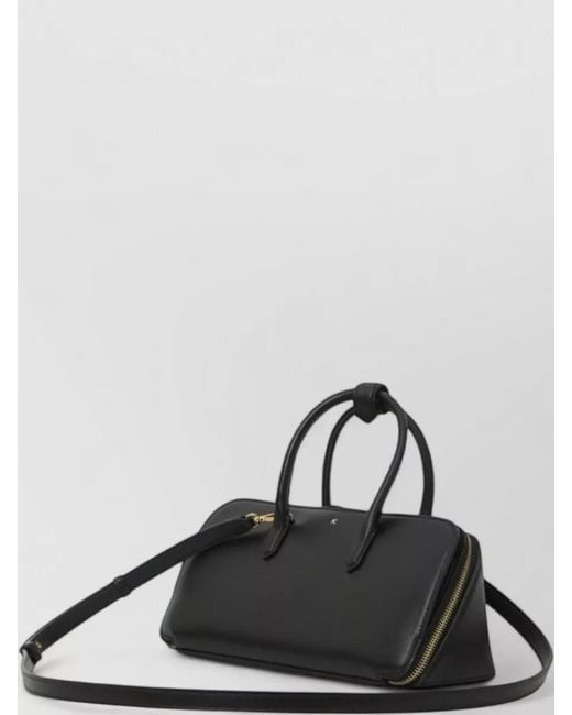 Alaïa Gray Delta Small Sculptural Clutch Bag