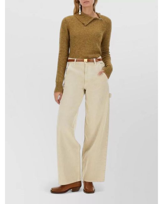 Isabel Marant Natural Alpaca-Blend Sweatshirt
