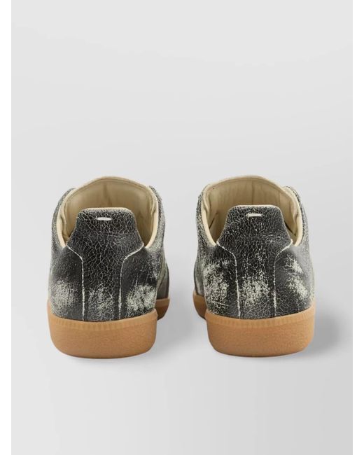 Maison Margiela Multicolor Leather Low-Top Sneakers for men