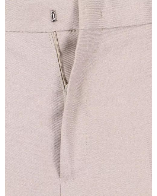 Tagliatore Natural Suit Double Breasted Button Detail Tailoring