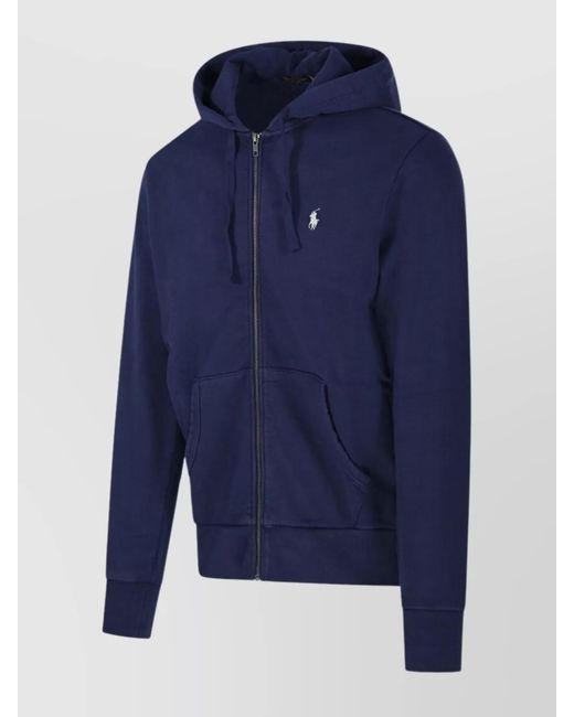 Ralph Lauren Blue Cotton Sweatshirt for men