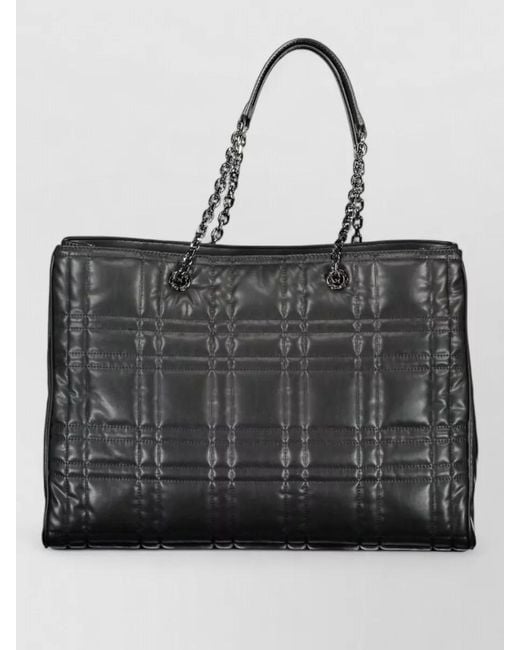 Calvin Klein Black Quilted Tote Bag