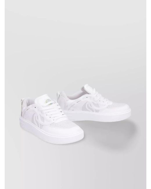 Stella McCartney White Low-Top Sneakers Platform Sole