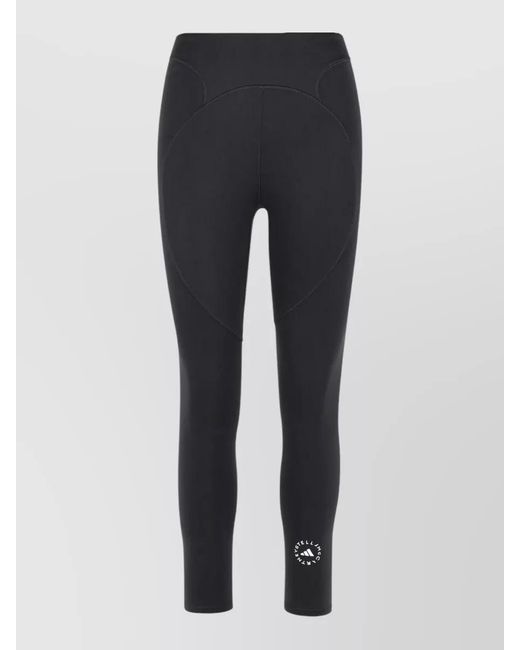 Adidas By Stella McCartney Blue High-Rise Panelled 7/8 Leggings