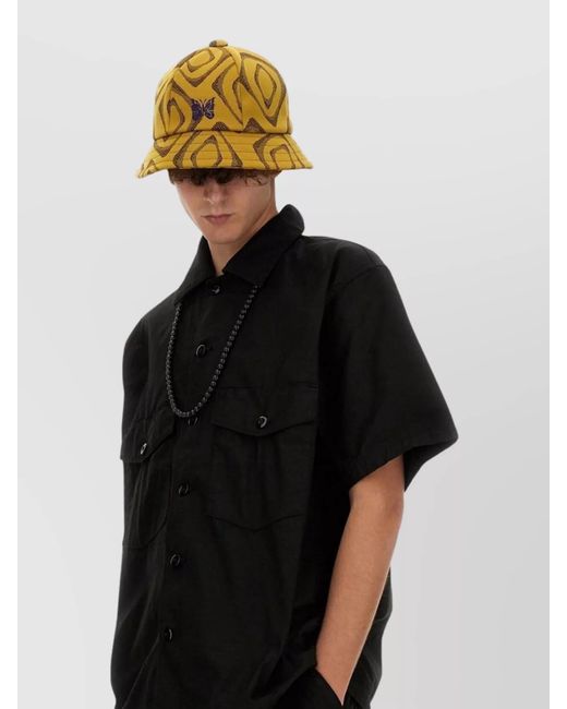 Needles Black Cotton Shirt for men