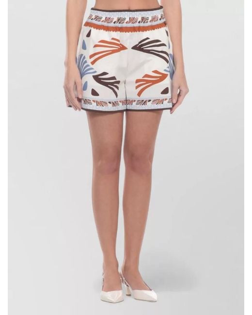Herno Multicolor Printed Knee-Length Shorts