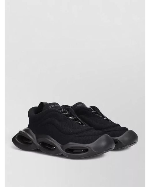 Dolce & Gabbana Black Chunky Slip-On Sneakers for men