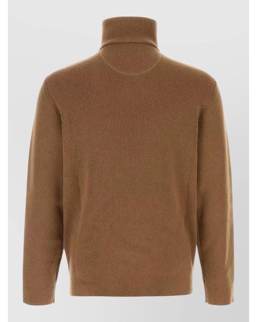 Valentino Garavani Brown Virgin Wool Sweater for men