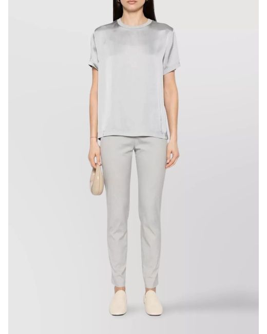 Fabiana Filippi Gray Tapered Trousers
