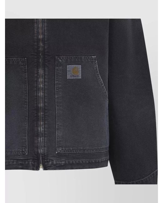 Carhartt Blue Arcan Work Jacket Cotton Canvas for men