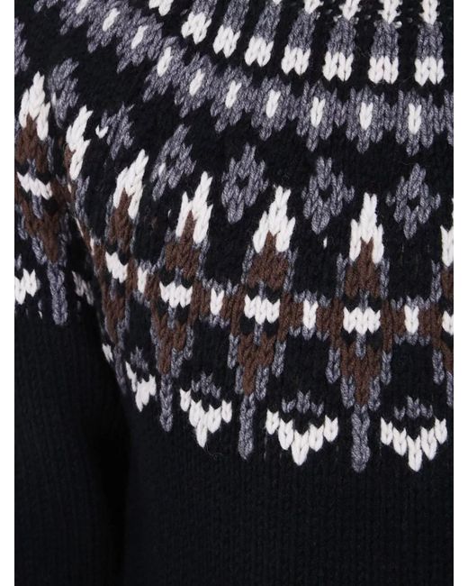 Dondup Black Turtleneck Sweater for men