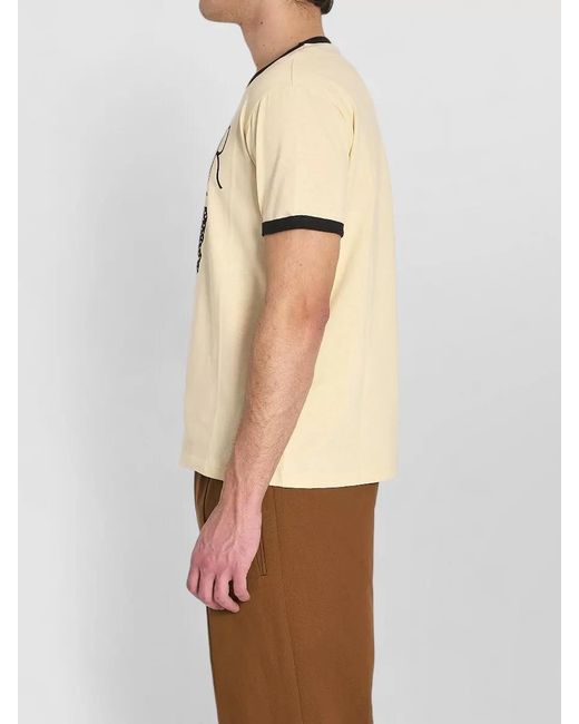 Valentino Garavani Natural Cotton Printed Regular-Fit Short-Sleeve T-Shirt for men