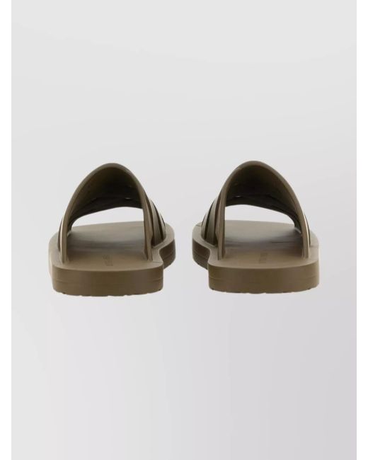 Bottega Veneta Brown Rubber Sandals for men