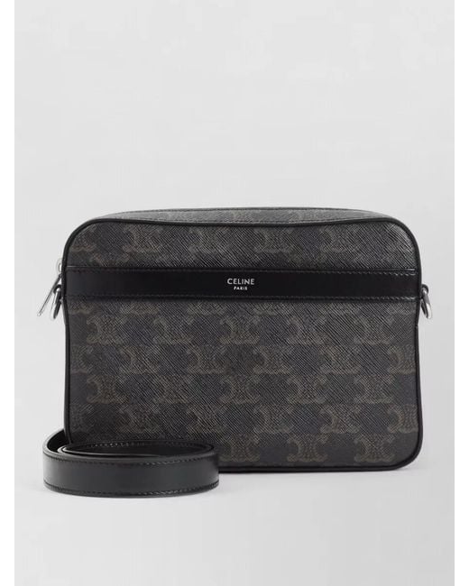 Céline Black Small Messenger Bag for men