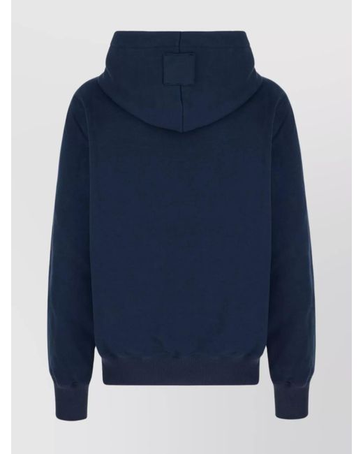 Lanvin Blue Cotton Hoodie for men