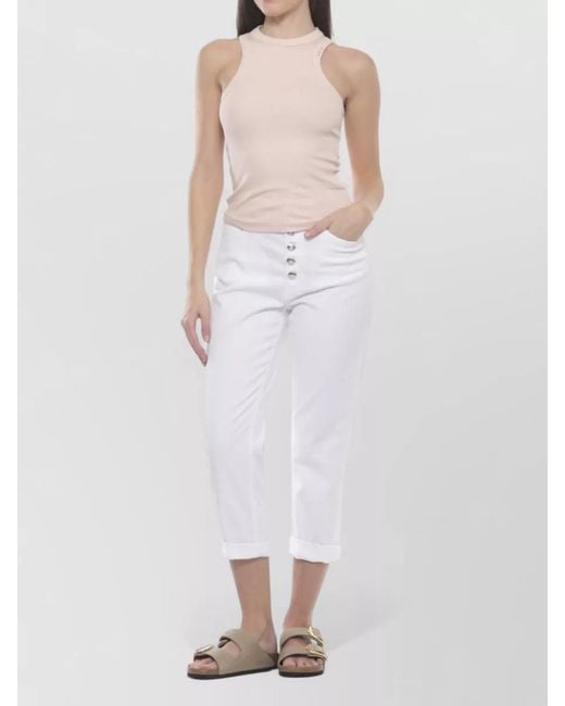 Dondup Natural Sleeveless Tank Top