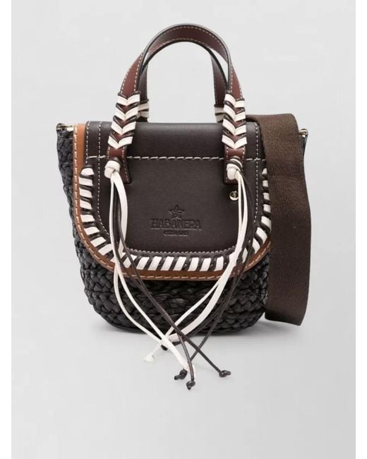 CUBA LAB Multicolor Habanera Bucket Bag Shoulder Strap Handles