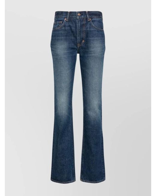 Tom Ford Blue Denim Straight Leg Jeans