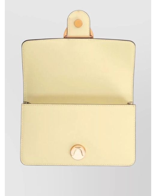 Pinko Natural Love One Small Crossbody Chain Strap
