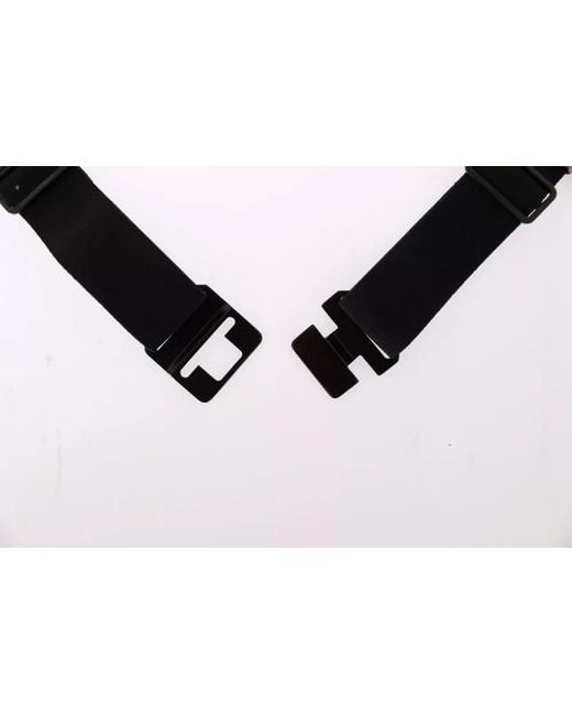 Dolce & Gabbana Gray Wide Silk Cummerbund Belt Adjustable Strap for men