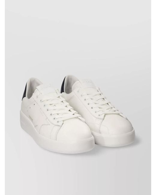 Golden Goose Deluxe Brand Natural "Star Perforated Contrast Heel" Sneakers for men