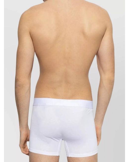 DSquared² White Logo Waistband Boxers for men