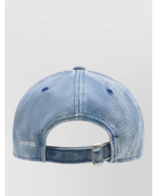 Zadig & Voltaire Blue New Era Cotton Logo Cap Adjustable