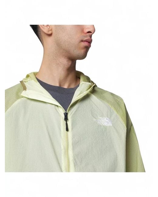 The North Face Natural Hooded Jacket Elastic Cuffs Lightweight Design for men