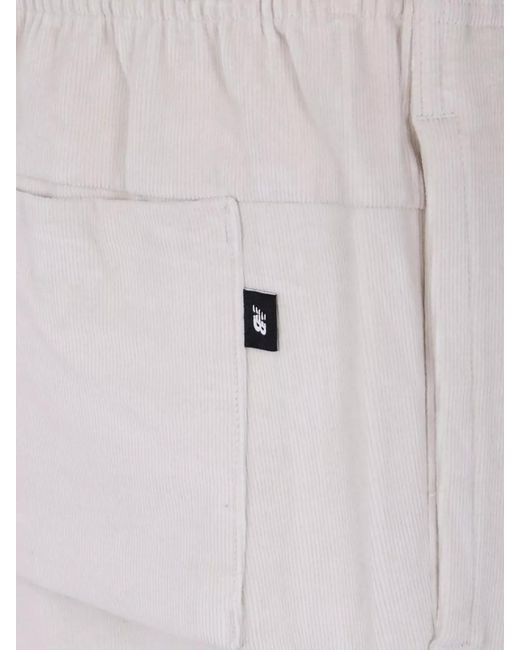 New Balance Multicolor Stretch Corduroy Straight-Leg Trousers for men