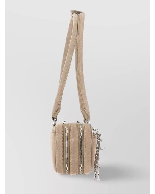 Self-Portrait White The Bow Leather Shoulder Bag