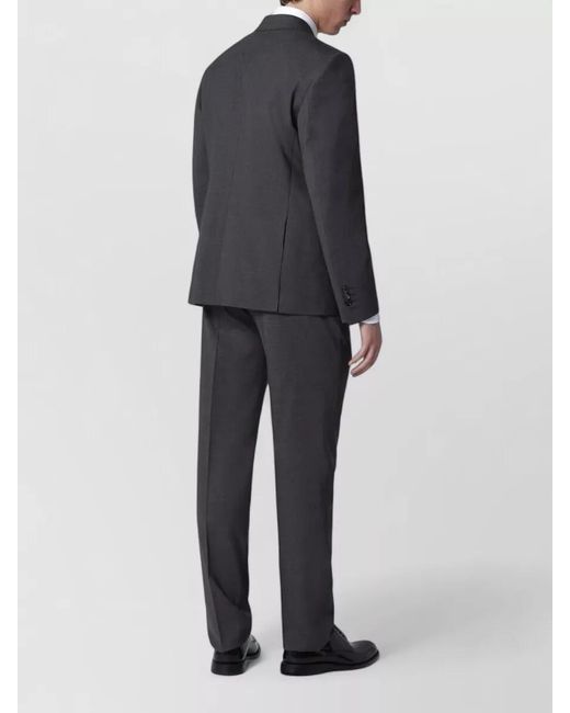DSquared² Black Single-Breasted Wool-Blend Suit for men