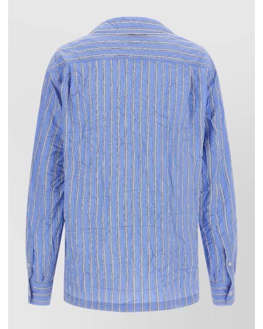 Dolce & Gabbana Blue Silk Vanity Shirt for men