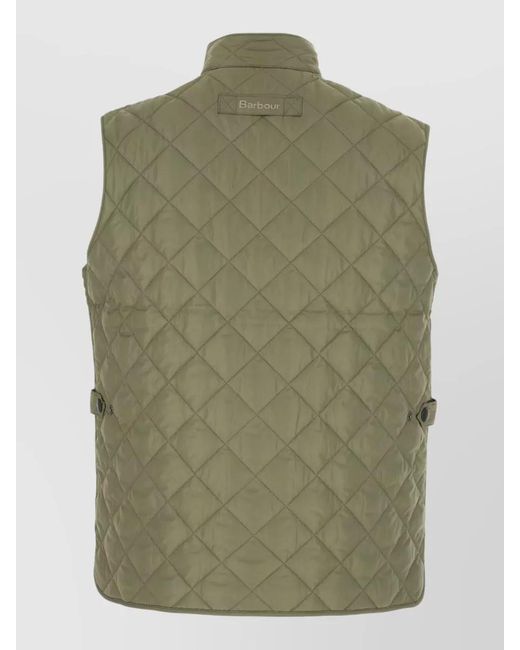 Barbour Green Quilted Sleeveless Jacket for men