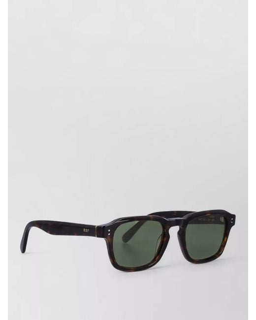 Retrosuperfuture Green Luce Angular Temples Iconic Sunglasses Frame