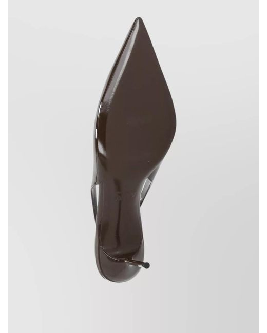 Paris Texas Multicolor High Heel Slingback Pointed Toe Pumps