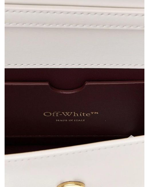 Off-White c/o Virgil Abloh Natural 'Rectangular Shape' Shoulder Bag With Adjustable Strap
