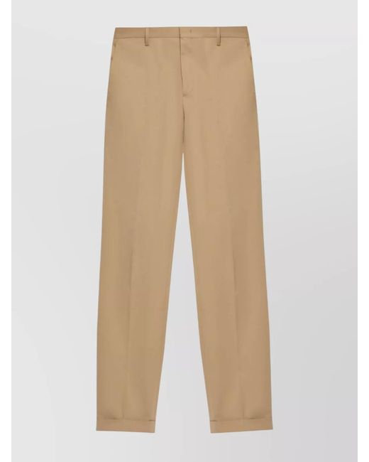 Paul Smith Natural Straight-Leg Trousers for men