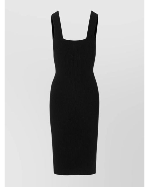 Wardrobe NYC Black Knit Midi Dress