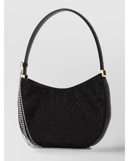 Magda Butrym Black Vesna Embellished Leather Shoulder Bag