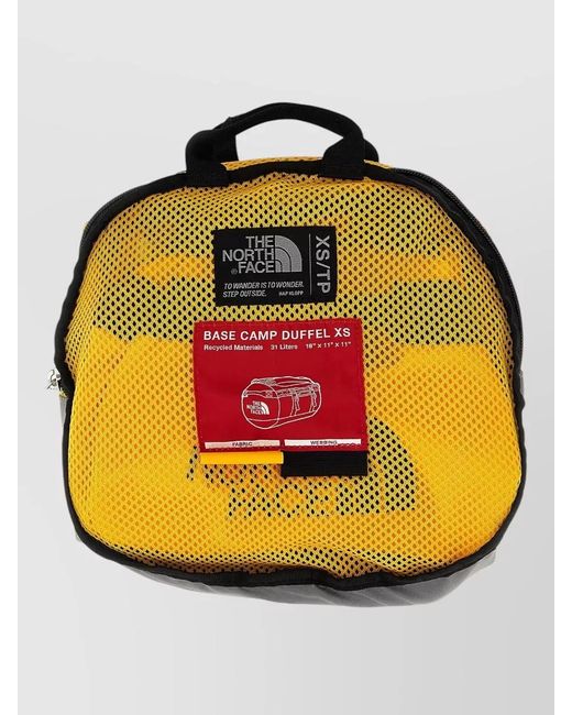 The North Face Orange Recycled Polyester Duffel Bag for men