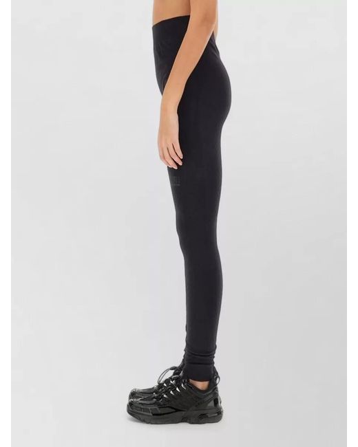 MM6 MAISON MARGIELA X SALOMON Blue Logo Leggings Seamless Design Elastic Waistband