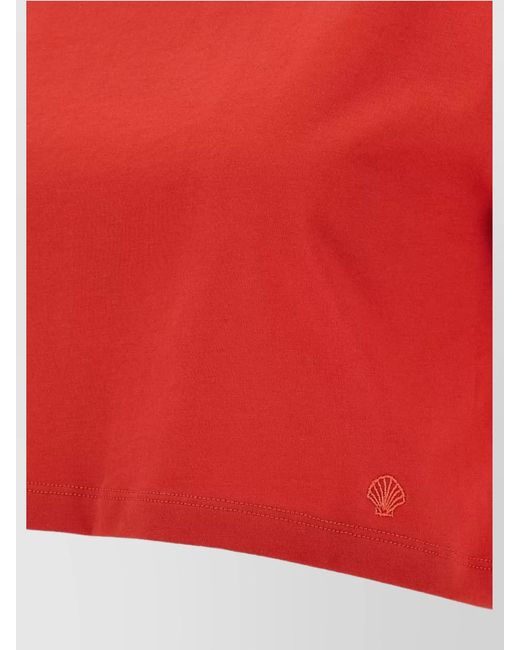 Loulou de Saison Red Cotton T-Shirt