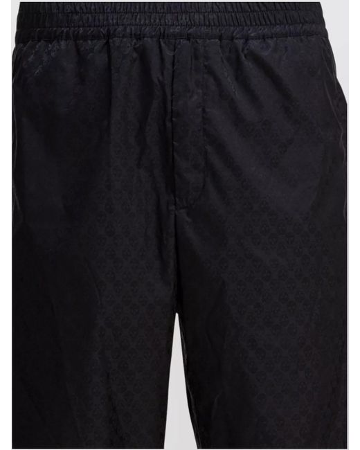 McQueen Black Track Pants for men