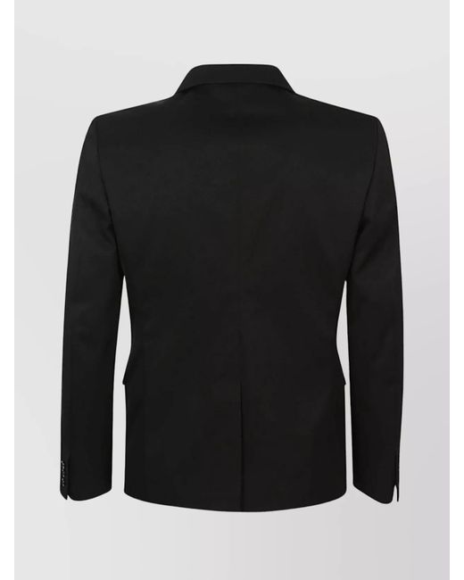 Comme des Garçons Black Oversized Single-Breasted Blazer for men
