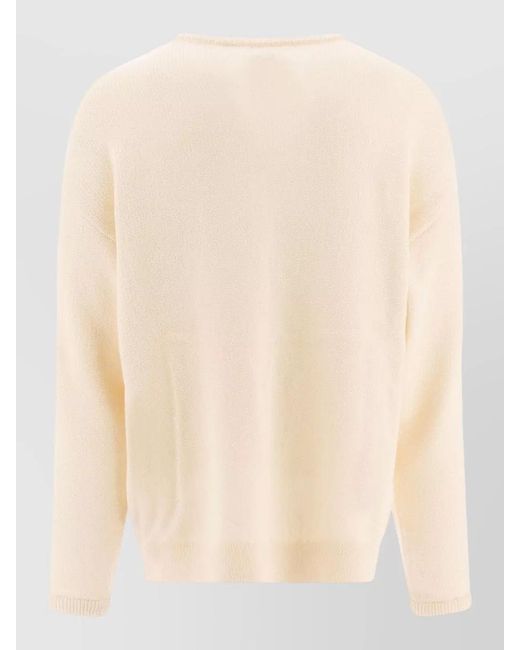 Nanamica Natural Kodenshi Crew Neck Sweater Long Sleeves for men