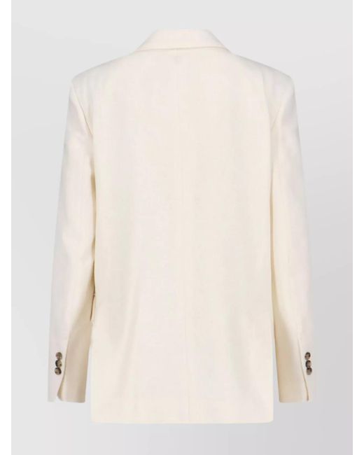 AMI Natural Virgin Wool Blazer