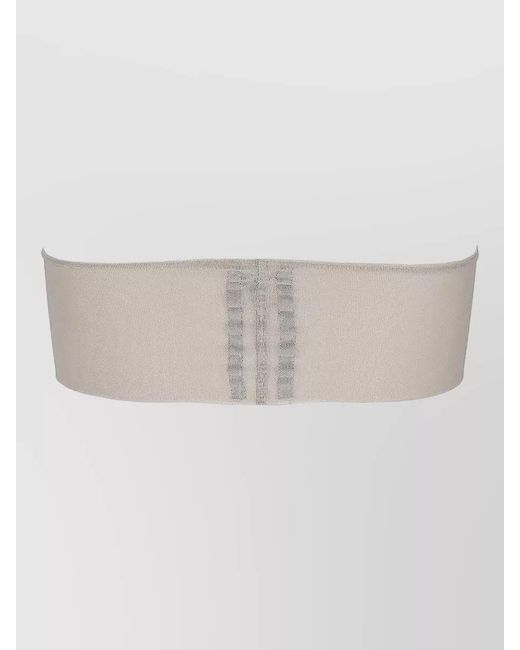Rick Owens Natural Strapless Bandeau Bra