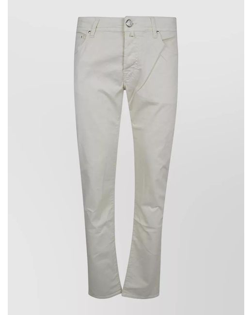 Jacob Cohen Gray Super Slim-Fit Trousers for men
